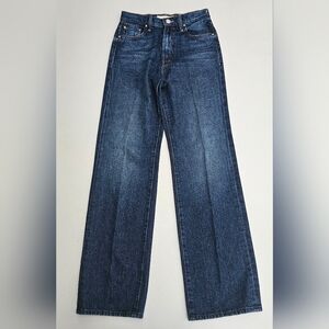 MOTHER Women's Straight Leg Jeans in Dark Indigo Blue